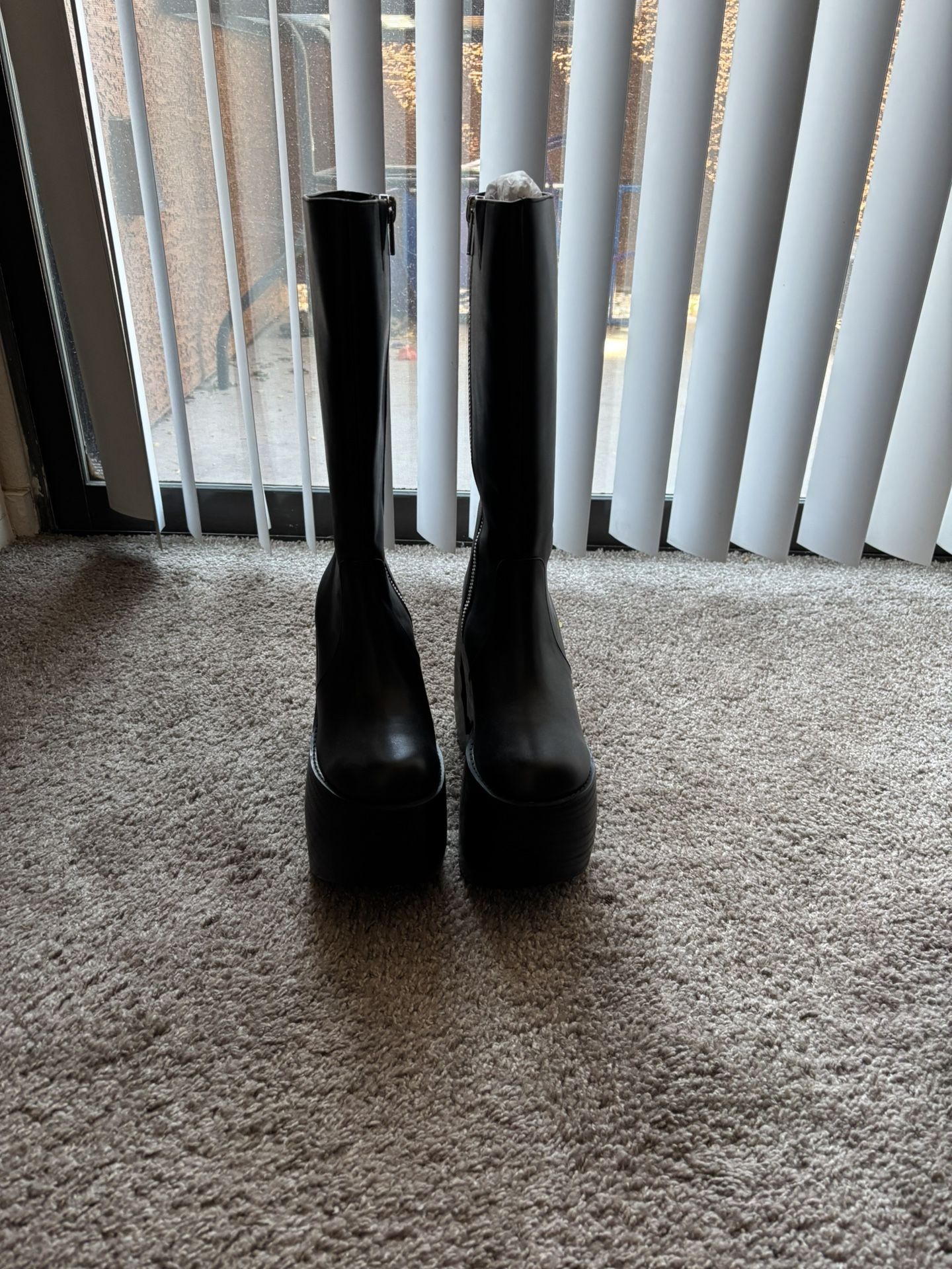 Knee High Boot With Bats