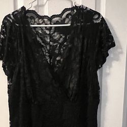 Marina Black Lace Dress 