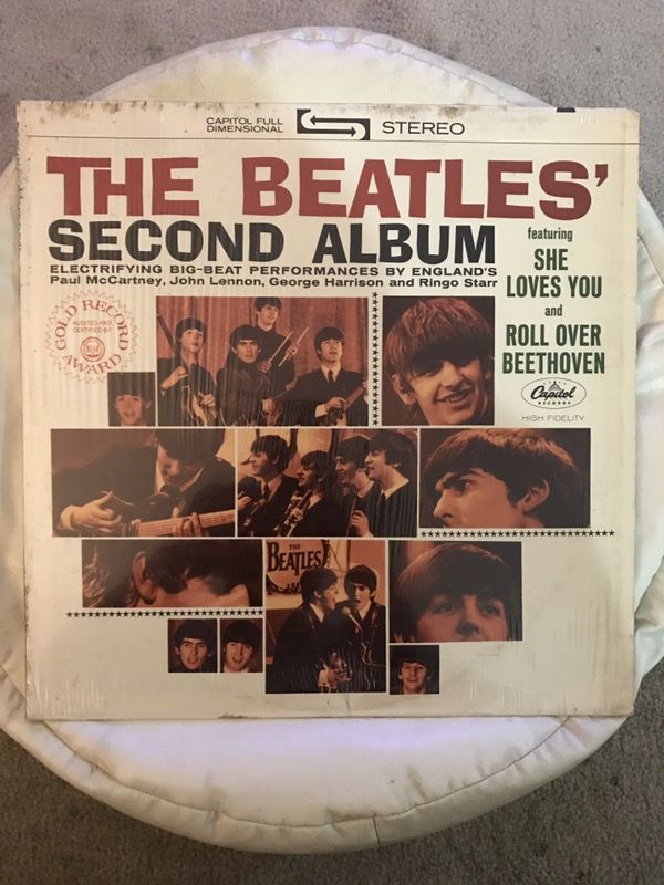 THE BEATLES SECOND ALBUM VINYL 33 1/3 LP