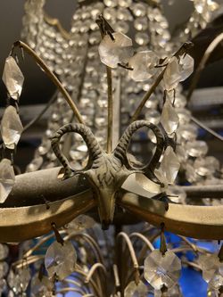 Antique chandelier gothic candelabra
