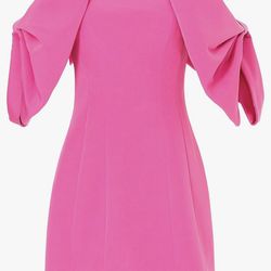TOCCIN x RTR Design Collective Bow Sleeve Mini Dress Pink