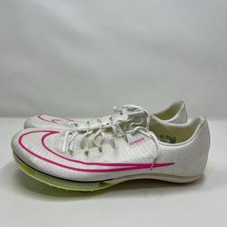 Nike Air Zoom Maxfly Sail Fierce Pink Track Spikes Mens DH5359-100 Size 15