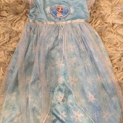Disney Frozen Elsa Nightgown Pajama 3T Girl Clothes