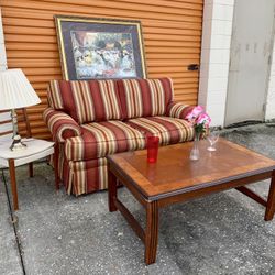 Living Room Set $50 🎁🎈🎁 Furniture, House Furniture, Living Room Furniture And Decoration. Good Deal, Sofa, Loveseat, Couch, Table, Picture. Chair.