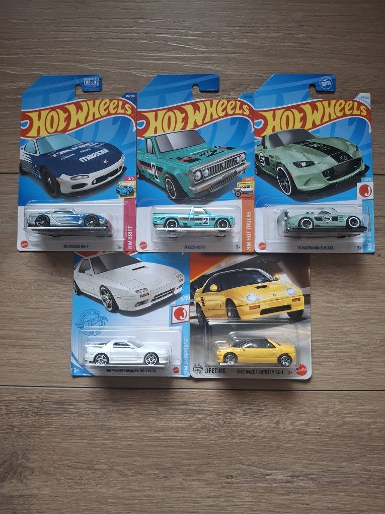 Hotwheels Matchbox Mazda JDM Lot $8 for all