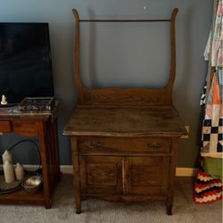 Antique Oak Washstand