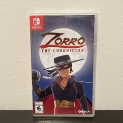 Zorro The Chronicles - Nintendo Switch - Like New - RPG Video Game
