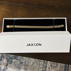 Jaxxon 10k gold bonded bracelet