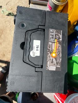 In good working condition Motive Energy group 78 side post battery 100% charge $5 off with a old battery