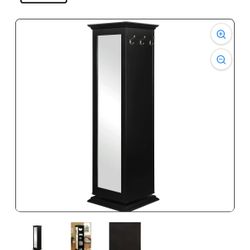 Swivel Cabinet With Mirror And Cork 