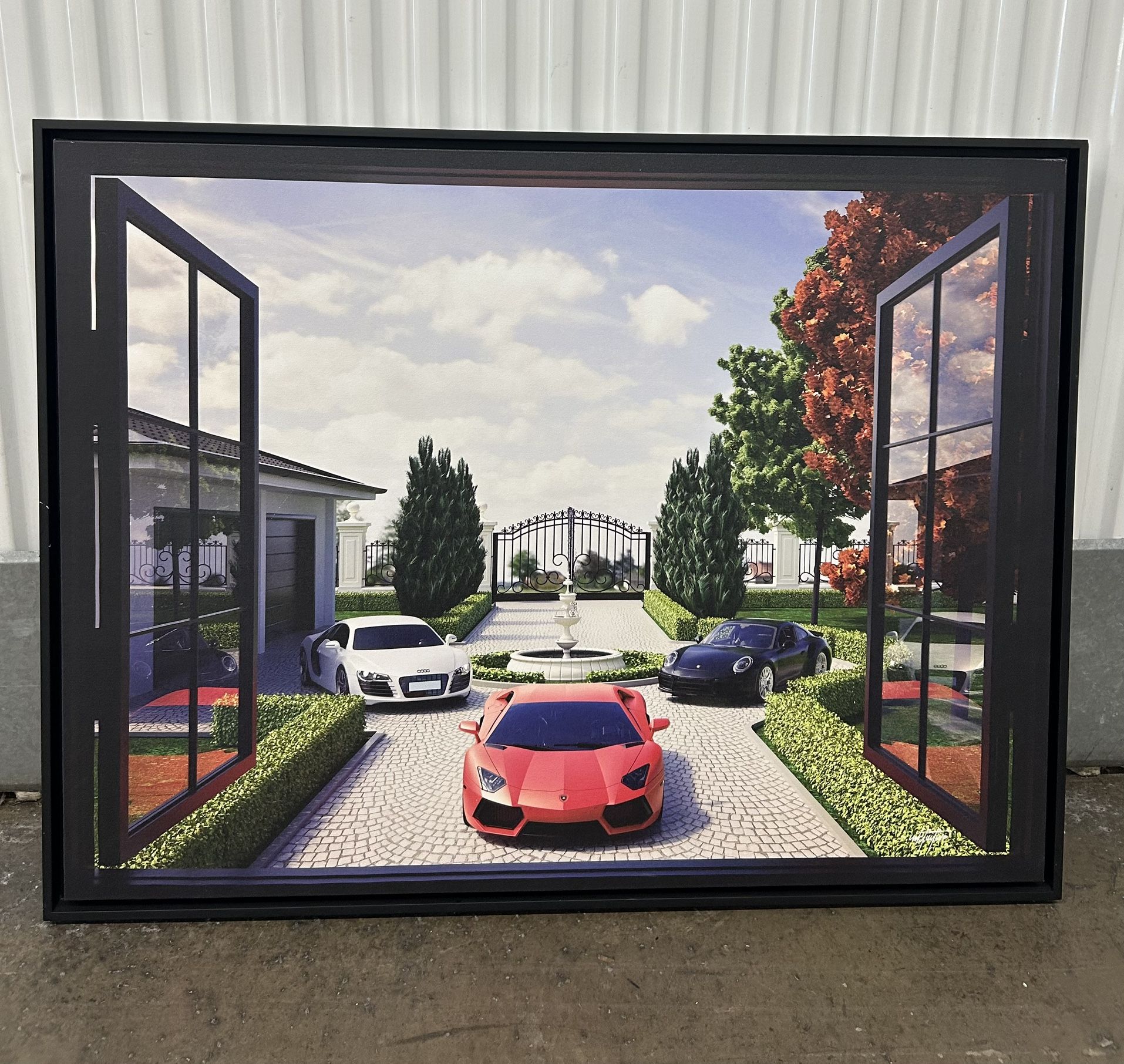 Lot Of Cars Canvas