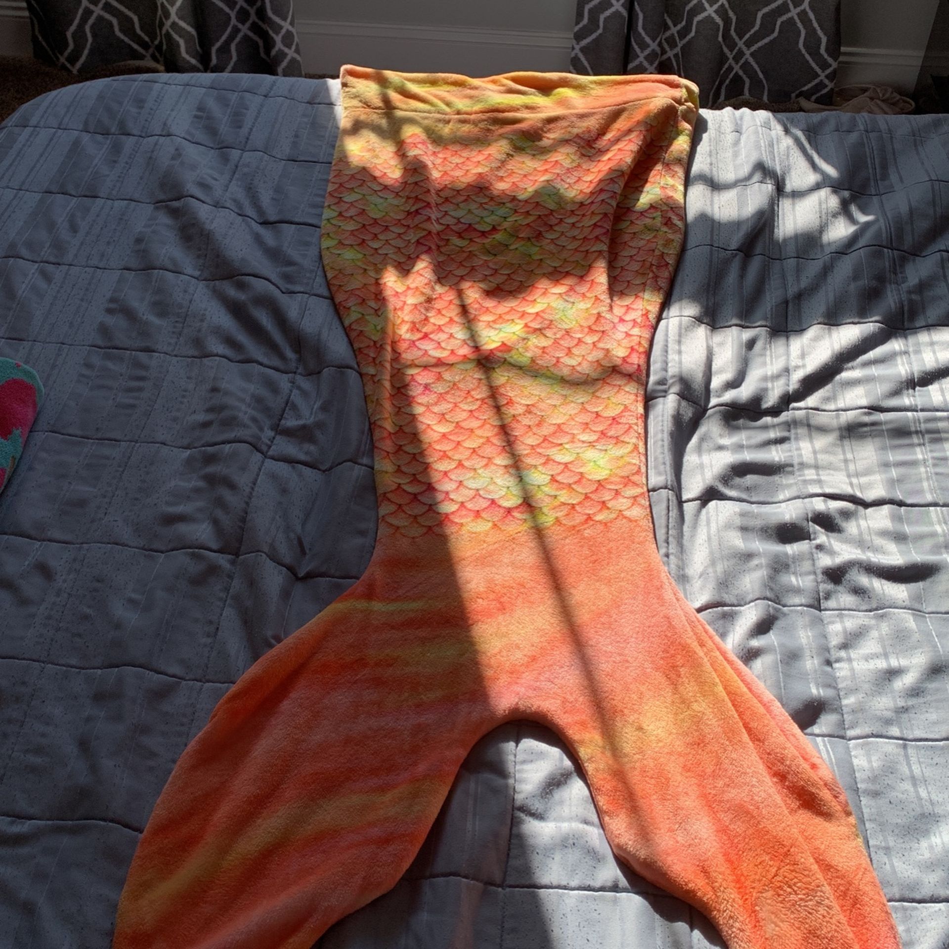A Mermaid Tail Blanket