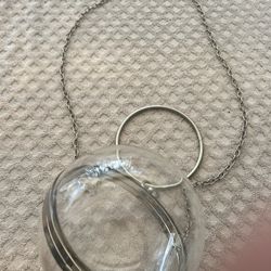 Clear Round Plastic Purse 