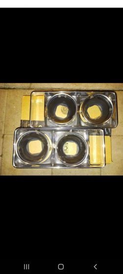 1974 Impala/caprice Headlight Bezels/trim Cups