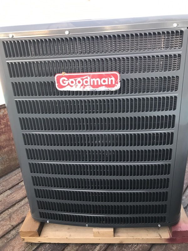 Goodman 3.5 ton a/c condensing unit. R22 charged. #GSC130421