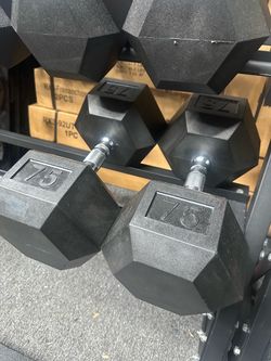 75lbs dumbbells