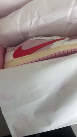 Travis Scott Jordan 1 sail tropical pink size 9