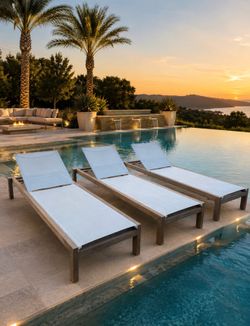 RH Aegean Pool Chaises