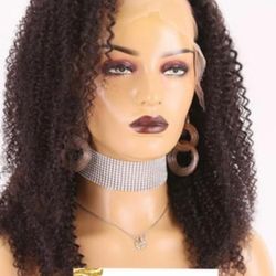 Curly Human Hair Wig 14"