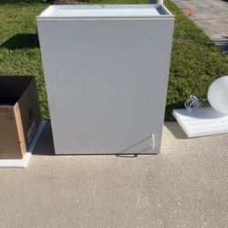 Small Wall Mount White Cabinet