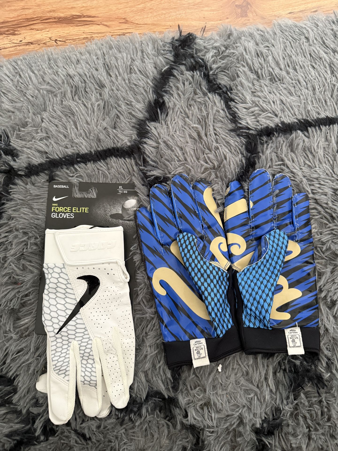 Football An Baseball Gloves
