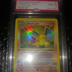 Charizard - (Pokemon Base Set) 1st Edition 4/102 Holo PSA 10 1999 English 85% OFF