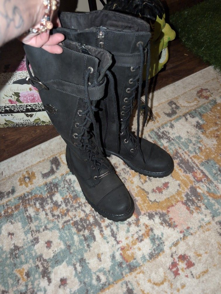 Leather Riding Boots