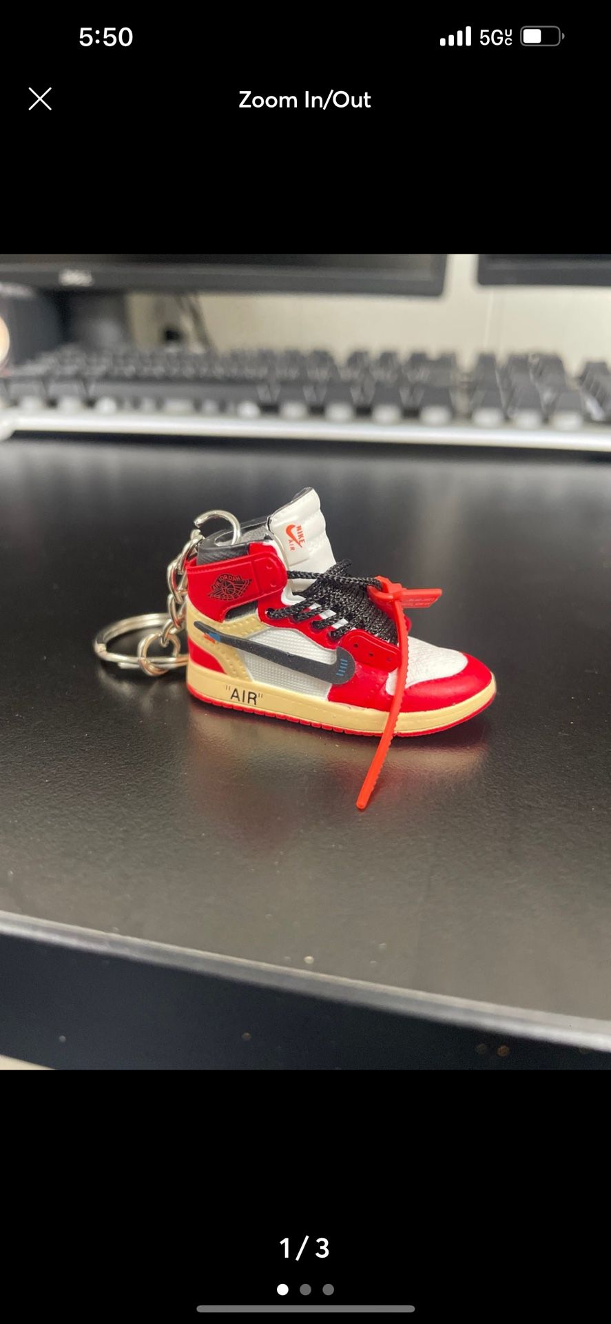 Keychain shoe Jordan Nike brand new