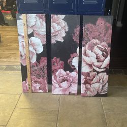 Three Panel Art Work