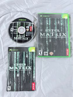 Enter the Matrix Microsoft Xbox w/ Manual Atari Action Adventure NTSC-U/C T 2003