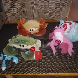 Trudi Toys All Tagged.. And Other Random Plush Toys Tagged And One Is A Music Box. Selling As A Bundle. All Sales Final.