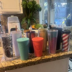 10 Random Cups Starbucks 
