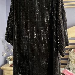 NEW XXL Gorgeous Fashion Nova Set 2 Pzs Black /Silver  SALE  $40  🍀