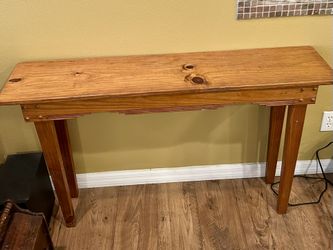 Solid Pine Console Table