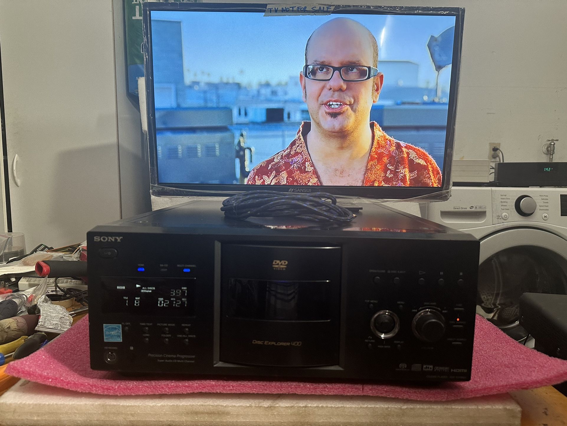 Sony DVP-CX995V 400-disc DVD/CD/SACD changer Player HDMI