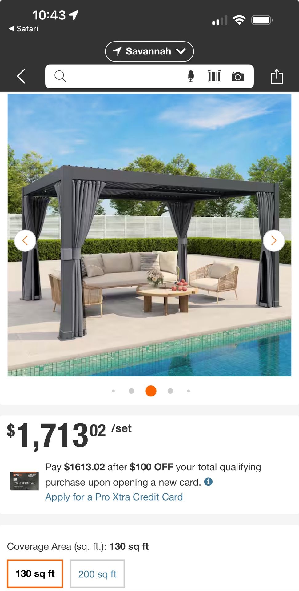 10x13 New In Box Gazebo