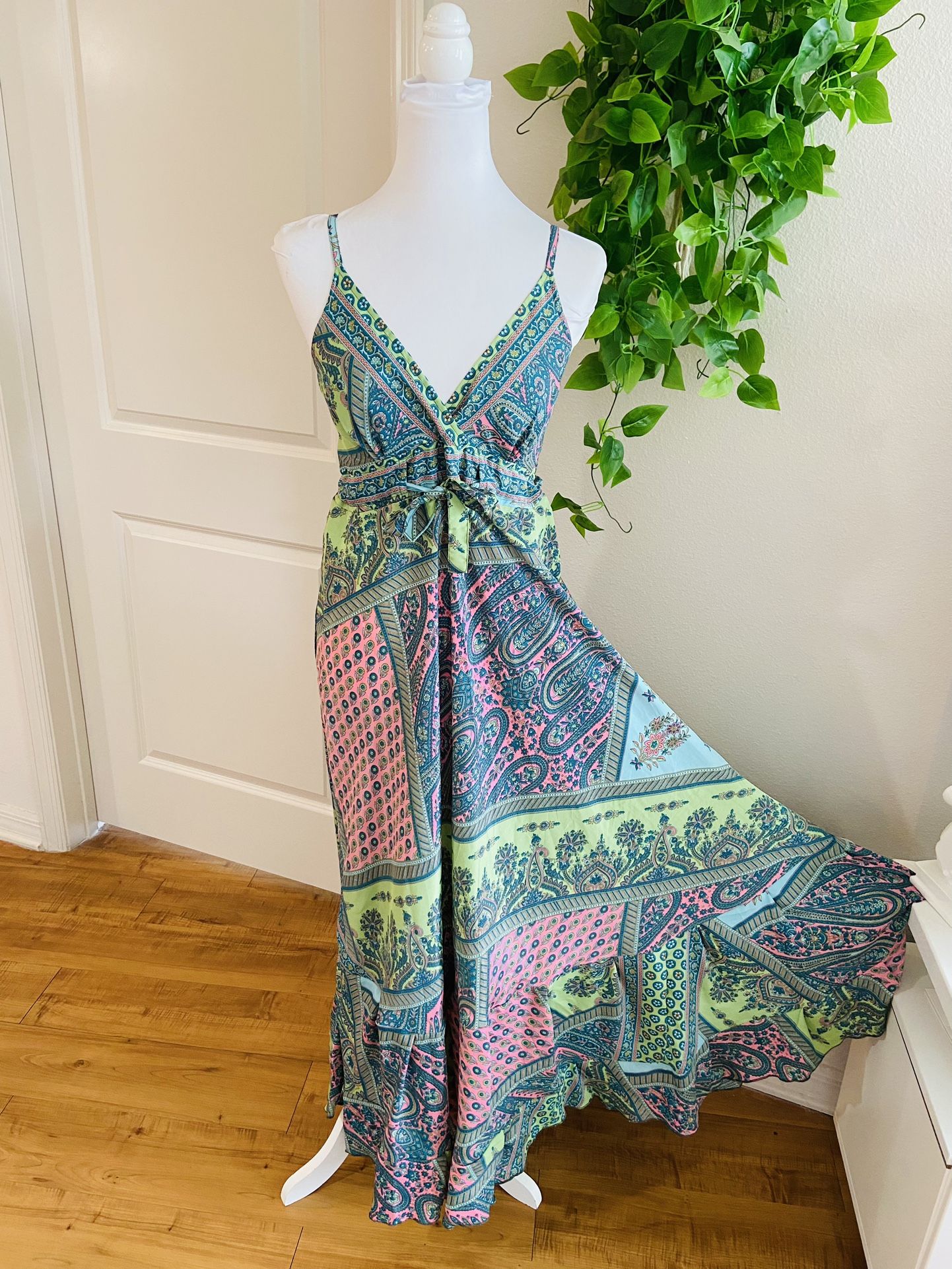 Women Ladies Boho Floral Maxi Dress Cocktail Party Evening Summer Beach Sundress