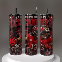 Tampa Bay Buccaneers Tumbler with Straw