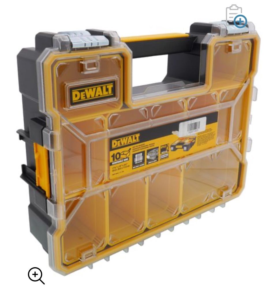 Dewalt 10 Compartment Deep Pro Small Parts Organizer