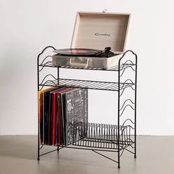 Vinyl Record Storage Shelf - Urban Outfitters (BLACK)