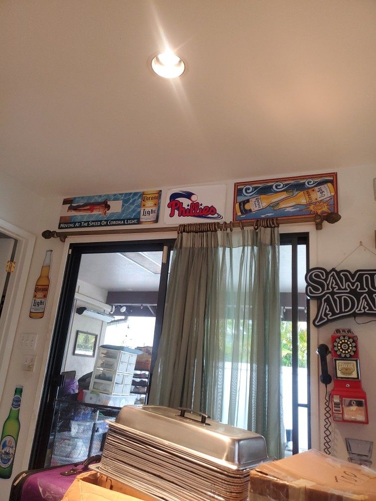 Over 100 beer signs metal neon