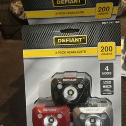 Defiant 3-pack Headlights
