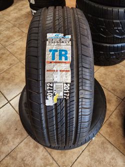 235 65R 17 COOPER CS5 GRAND TOURING TIRES 2356517 BRAND NEW TIRES (PAIR) MOUNT BALANCE INCLUDED