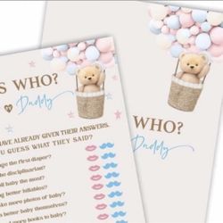 Baby Shower Game Gender Reveal