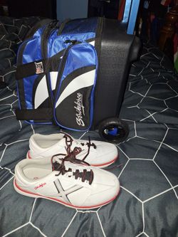 New strikeforce Bowling Bag  and shoes size 9