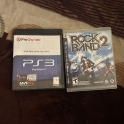 Rock Band And Rock Band 2 PS3