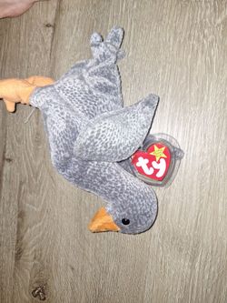 TY BENNIE BABY HONKS THE DUCK 1999