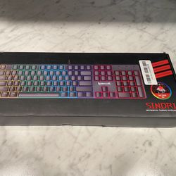 Brand New In Box Sindri Reddragon Gaming Keyboard 
