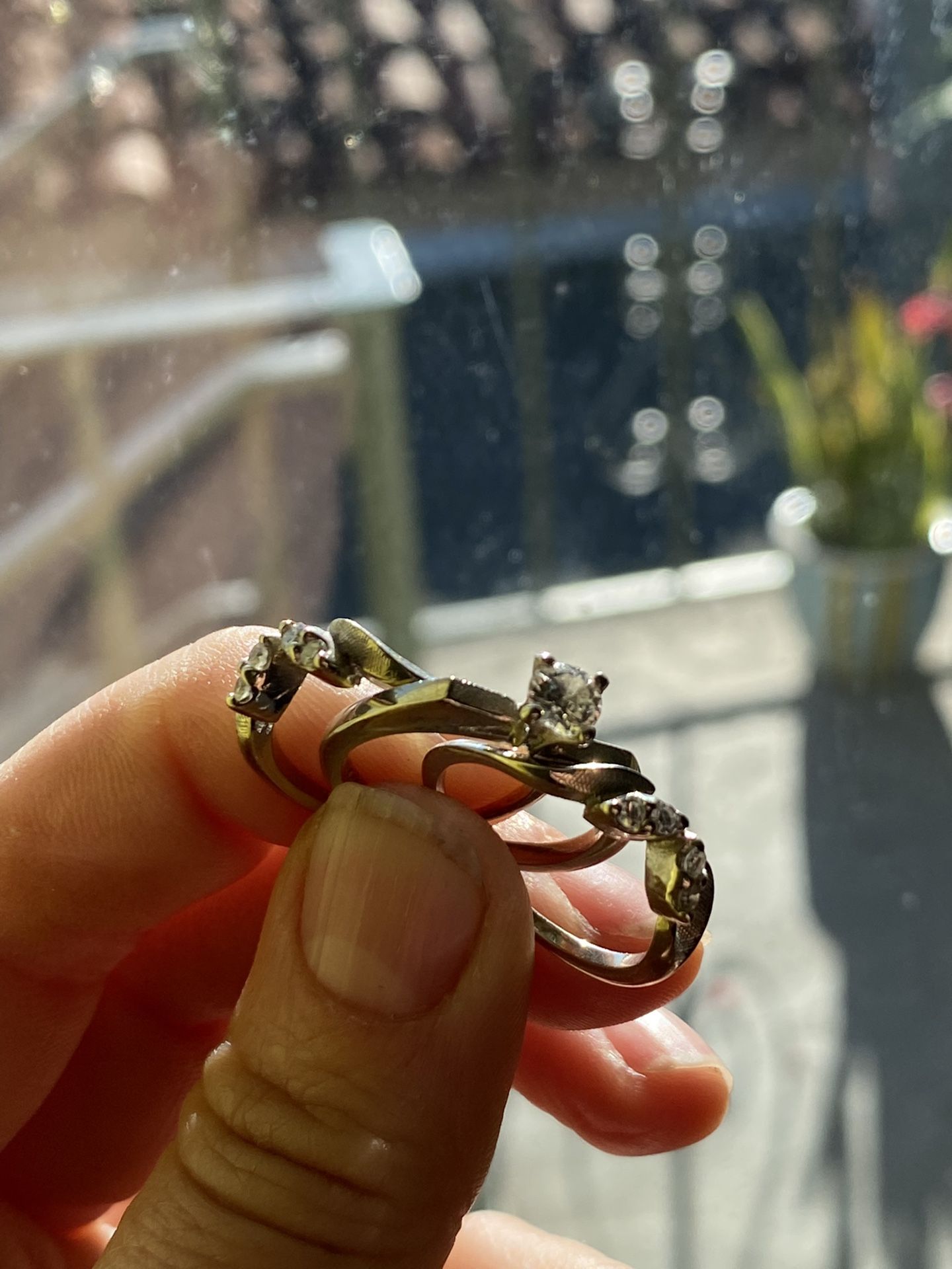 Vintage Engagement/ Wedding Ring Set