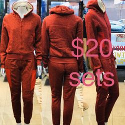 Ladies hoodies sets inside fleece size S to XL WHOESALE & retail